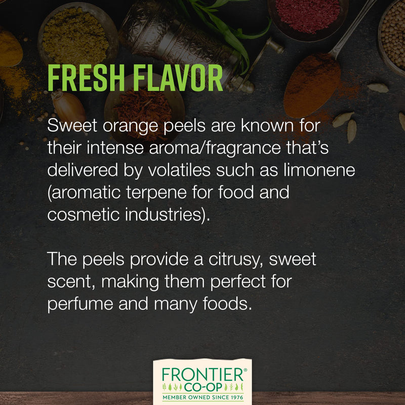 [Australia] - Frontier Orange Peel Granules Certified Organic, 16 Ounce Bag 