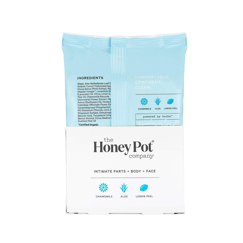 [Australia] - The Honey Pot Company Feminine Wipes - Sensitive, 30 Count 