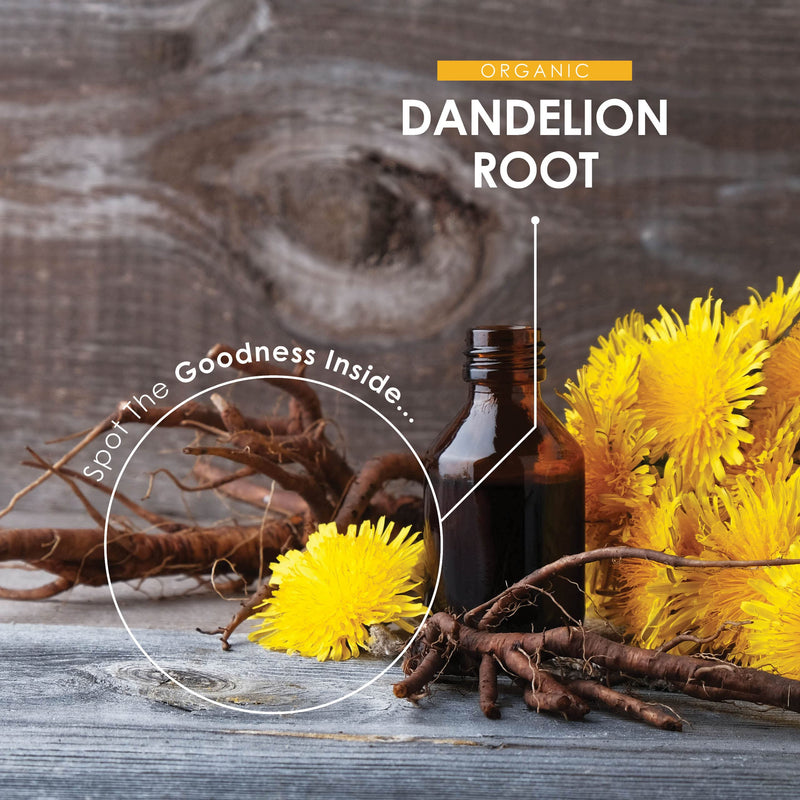 [Australia] - Organic Dandelion Root 1400mg - High Strength Taraxacum Officinale - Non-GMO, Gluten Free, Halal. ֿ120 Vegan Capsules 