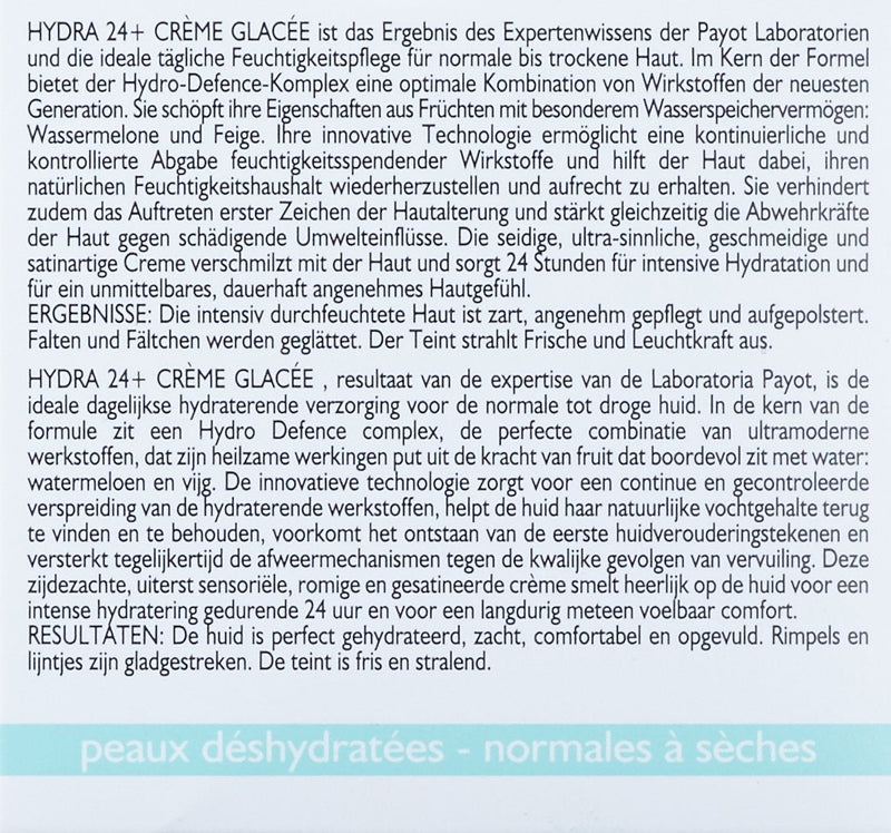 [Australia] - PAYOT Hydra 24 + Cr√®me Glacee 50 ml 