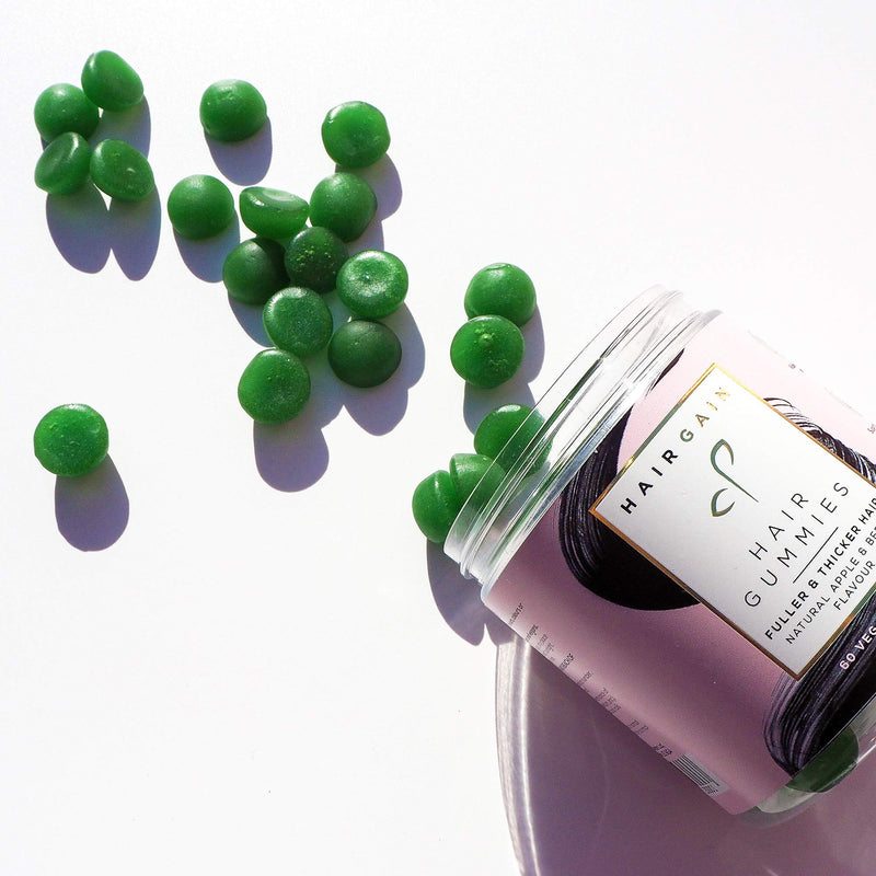 [Australia] - Hair Gain Hair Gummies 1 month supply 60 Gummies Fuller Thicker Hair in one month 