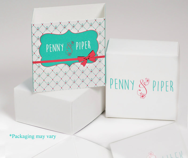 [Australia] - Penny & Piper Best Friends Necklace for 2: .925 Sterling Silver We Go Together Like Salt & Pepper BFF Necklace Set 