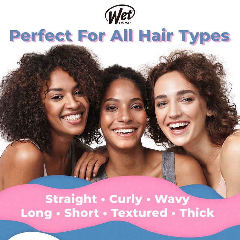 [Australia] - Wet Brush Original Detangler Hair Brush with Soft IntelliFlex Bristles, Hair Detangling Comb for All Hair Types (Pink) 