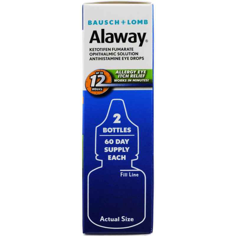 [Australia] - Allergy Eye Itch Relief Eye Drops by Alaway, Antihistamine, 10 mL (Pack of 2) 