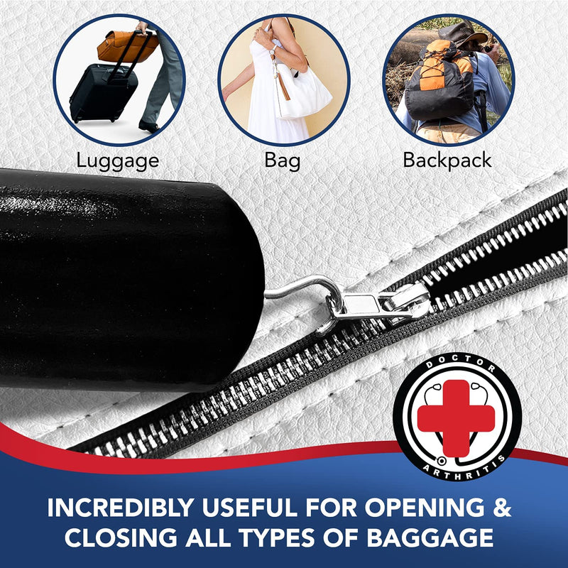 [Australia] - Button Hook & Zipper Pull, Assist, Helper Device, Dress Clothes Tool, Button Shirts Aid, One Hand, Disability, Handicapped and Seniors by Dr. Arthritis 