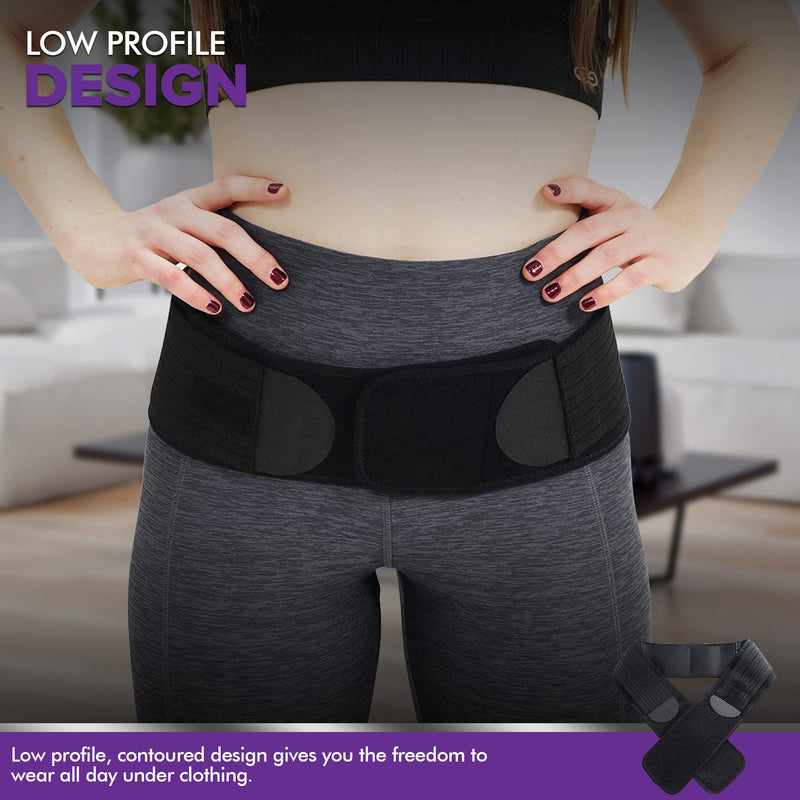 [Australia] - Sacroiliac Support SI Loc Hip Belt for Men and Women Lumbar Lower Back Joint Pelvic Posture Support Large/X Large Large/X-Large (Pack of 1) 