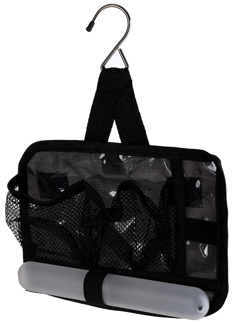 [Australia] - Cosmetic Toiletry Travel Bag - Zippered Pockets will Keep Cosmetics and Toiletries Neat and Organized while Traveling. Portable Hanging Shower Caddy Insert with Mesh Pockets and Toothbrush Holder. 