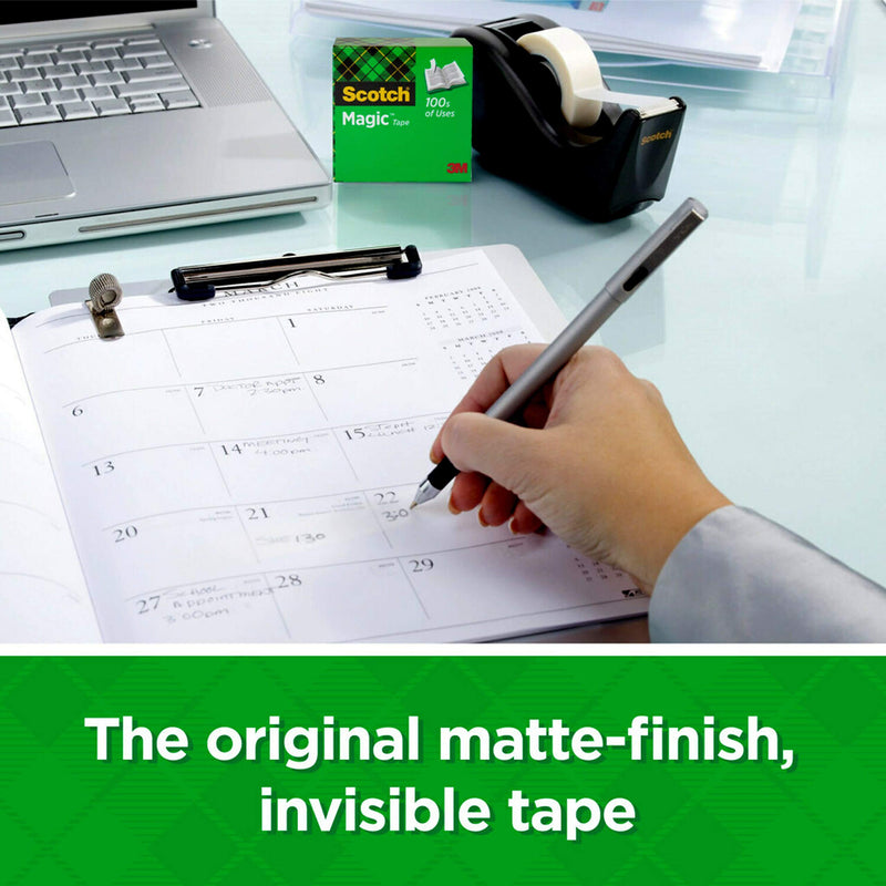[Australia] - Scotch Magic Tape, 3 Rolls, Numerous Applications, Invisible, Engineered for Repairing, 3/4 x 300 Inches (3105) 