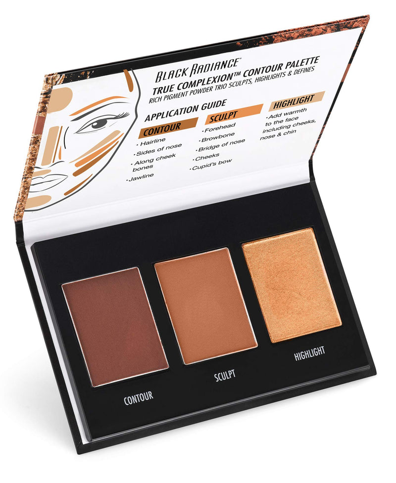 [Australia] - Black Radiance True Complexion Contour Palette, Medium to Dark, 0.38 Ounce 