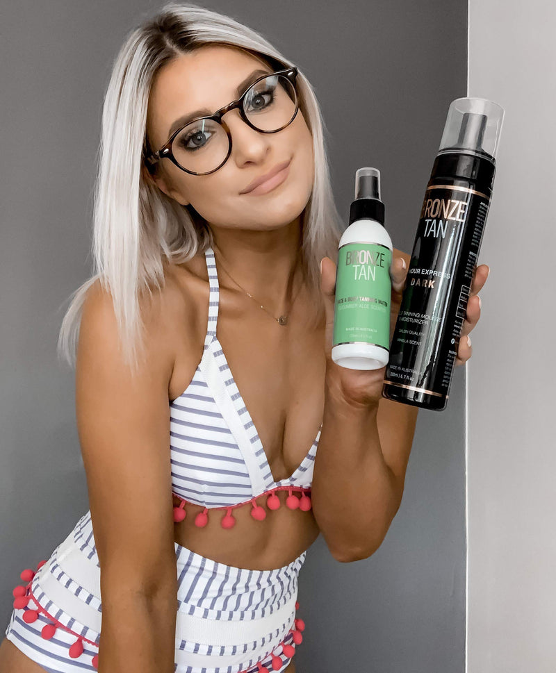 [Australia] - Bronze Tan Face Tanning Water Spray Self Tanner for a Gradual and Natural Sunless Tan Ideal for Oily and Acne Prone Skin 125ml Best Self Tanning Water (4.2 fl oz) 