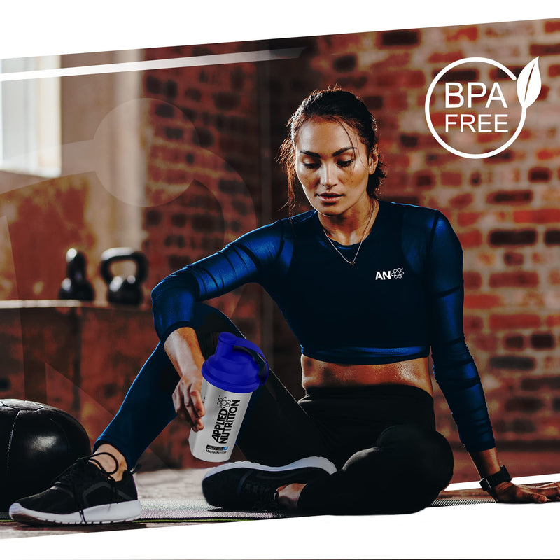 [Australia] - Applied Nutrition Protein Shaker Bottle - Sports Supplements Shaker Cup, Plastic Shaker Bottle (700ml) 