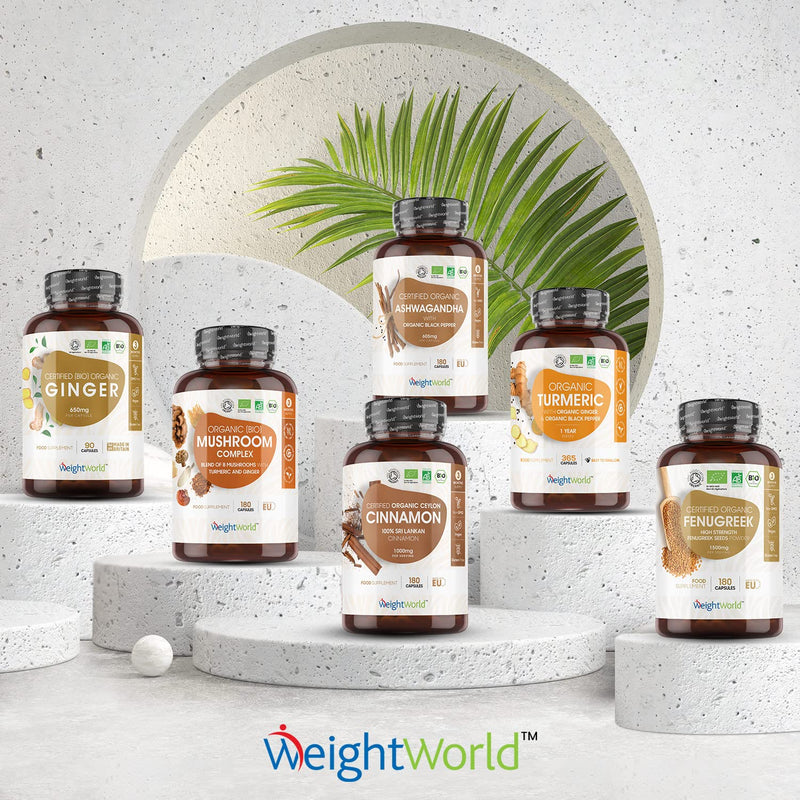 [Australia] - Organic Cinnamon Capsules 1500mg per Serving (3 Capsules) - 180 Vegan Capsules - Ceylon Cinnamon Powder - Soil Association Certified Digestion Supplement - Rich Source of Calcium - GMO & Gluten Free 