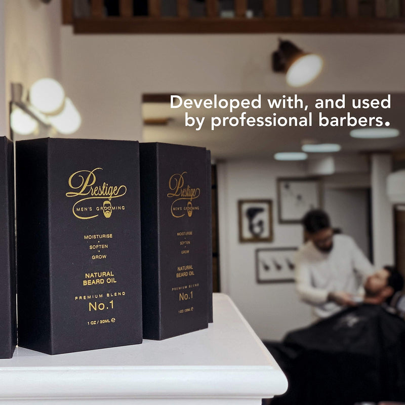 [Australia] - Beard Oil for Men by Prestige Mens Grooming ‚Äî for Healthy Beard Growth ‚Äî 100%¬†Premium Natural Blend ‚Äî Beard conditioner Oil ‚Äî Patchouli oil & Ylang Ylang oil (musky-earthy, floral Scent) 30ml 