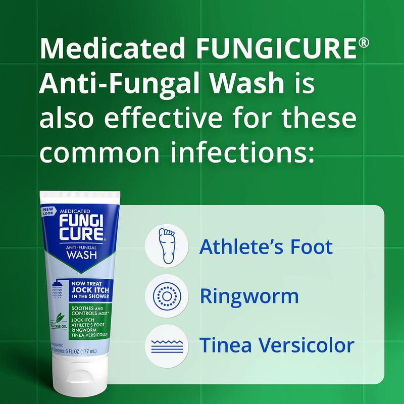 [Australia] - FUNGICURE Medicated Anti-Fungal Jock Itch Wash, 6 Fl Oz 