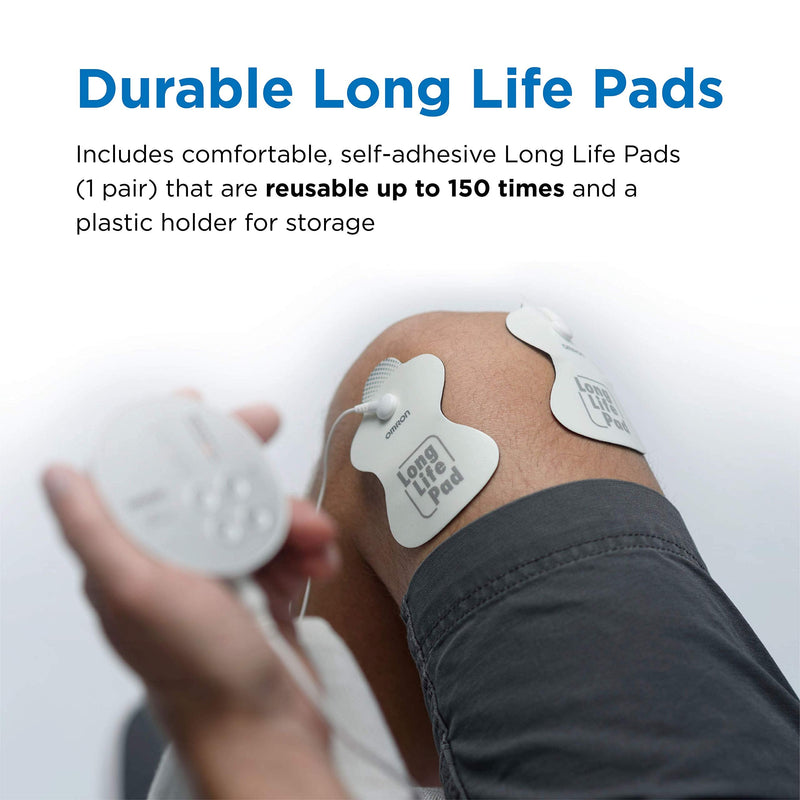 [Australia] - OMRON Pocket Pain Pro TENS Unit Muscle Stimulator, Simulated Massage Therapy for Lower Back, Arm, Foot, Shoulder and Arthritis Pain, Drug-Free Pain Relief (PM400) 
