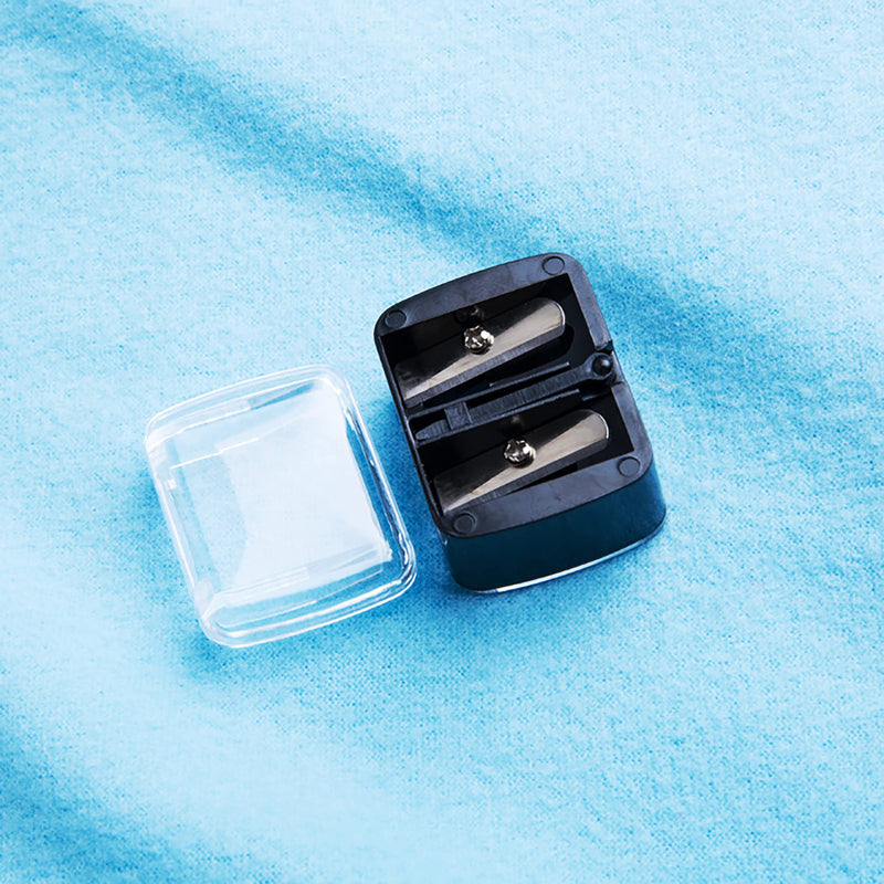 [Australia] - 5 Pack Make up Pencil Sharpener 2 Holes Dual Pencil Sharpener Professional Multi-Sized Eyebrow Pencil Sharpener Cosmetic Pencil Sharpener for Lip Liner,Eyebrow Pencil,Eyeliner Pencils 