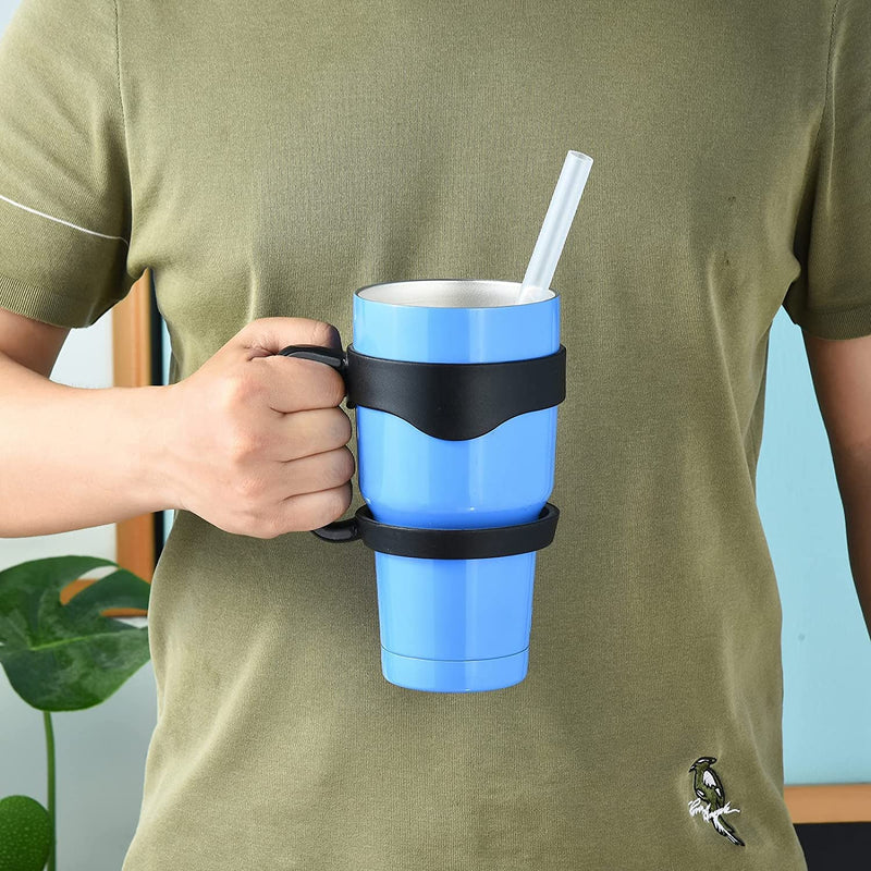 [Australia] - ALINK Reusable Clear Boba Straws, 13 mm x 10.5 in, Jumbo Hard Plastic Smoothie Straws for Bubble Tea, Pack of 8 with 2 Cleaning Brush 