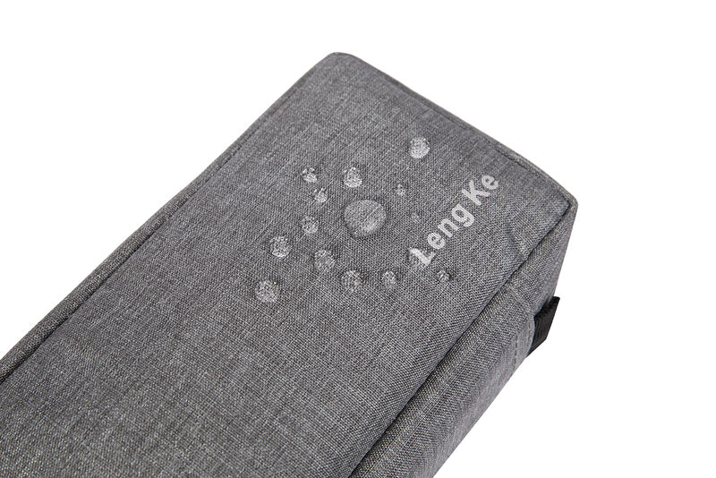 [Australia] - Insulin Cooling Case Pack,Travel Medicine Organizer,Portable Diabetic Supplies Cooler Handy Bag Pouch with 2 Ice Gel Pack (Grey) Grey 