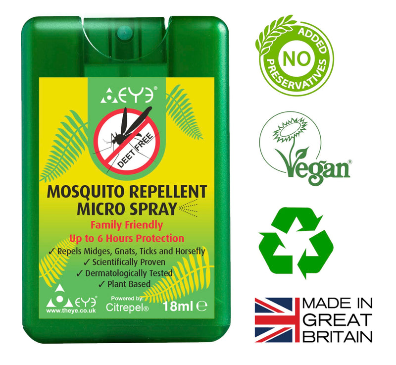 [Australia] - THEYE Mosquito Repellent Lotion & Spray Pack, Natural DEET Free, Family Friendly Insect Repellent, Up to 8 Hr Protection Cream + Micro Spray 
