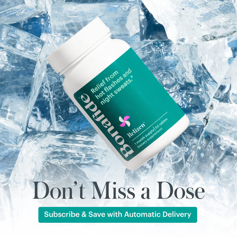 [Australia] - Bonafide Relizen – Powerful, Hormone-Free Relief from Hot Flashes and Night Sweats During Menopause* – 1 Month Supply (60 Tablets) 60 Count (Pack of 1) 