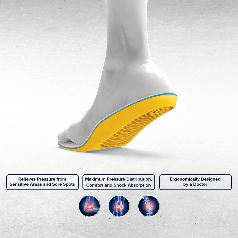 [Australia] - MEGAComfort DIAB-M1213 PAM Diabetic Insole (Men's 12,13) 