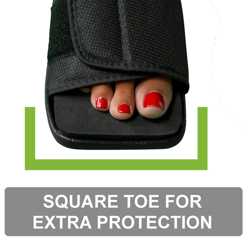 [Australia] - Mars Wellness Premium Post Op Broken Toe/Foot Fracture Square Toe Walking Shoe - Womens (Small) Small (Pack of 1) 