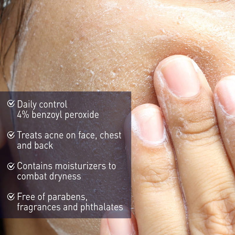 [Australia] - PanOxyl Antimicrobial Acne Creamy Wash, 4% Benzoyl Peroxide, 6 Ounce 4% Wash 