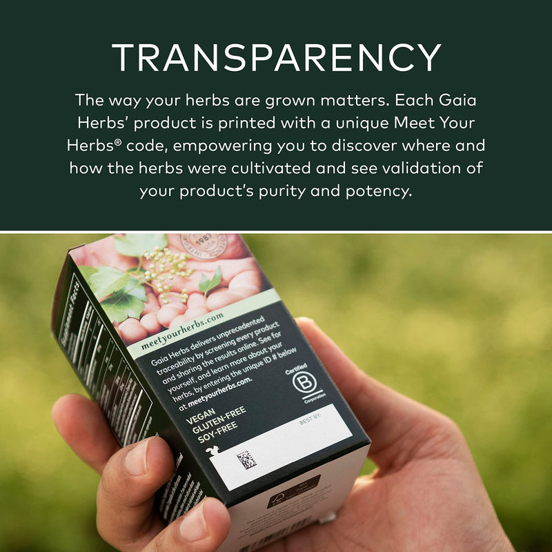 [Australia] - Gaia Herbs Black Cohosh - Menopause Support Supplement to Help Maintain Hormone Balance and Health for Women - with Organic Black Cohosh - 60 Vegan Liquid Phyto-Capsules (Up to 60-Day Supply) Standard Packaging 