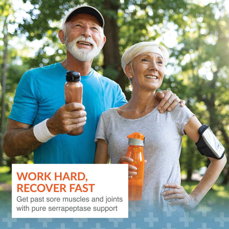 [Australia] - Arthur Andrew Medical, Serretia, Serrapeptase Formula for Muscle and Sinus Support, 30 Capsules 30 Count (Pack of 1) 