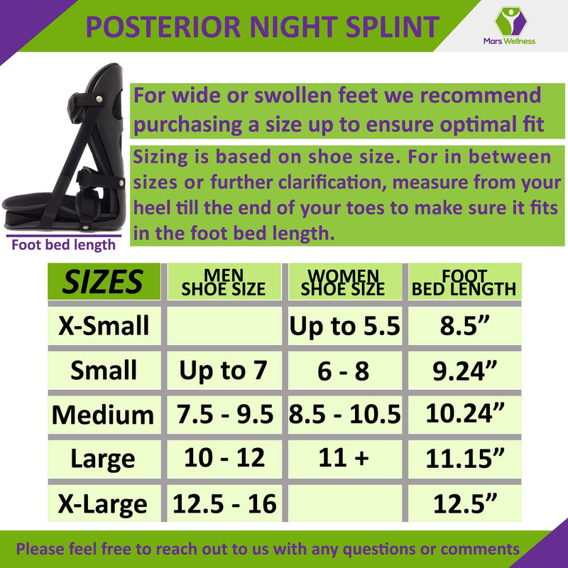 [Australia] - Plantar Fasciitis Posterior Night Splint - Medium Medium (Pack of 1) 
