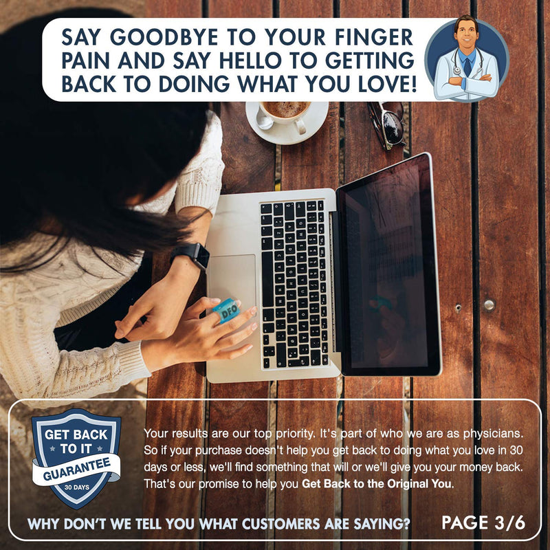 [Australia] - Dr. Frederick's Original Frosty Fingers - 2 Ice Packs for Fingers, Thumbs & Toes - Fast-Freezing & Reusable - for Injuries, Arthritis, & Chronic Pain 