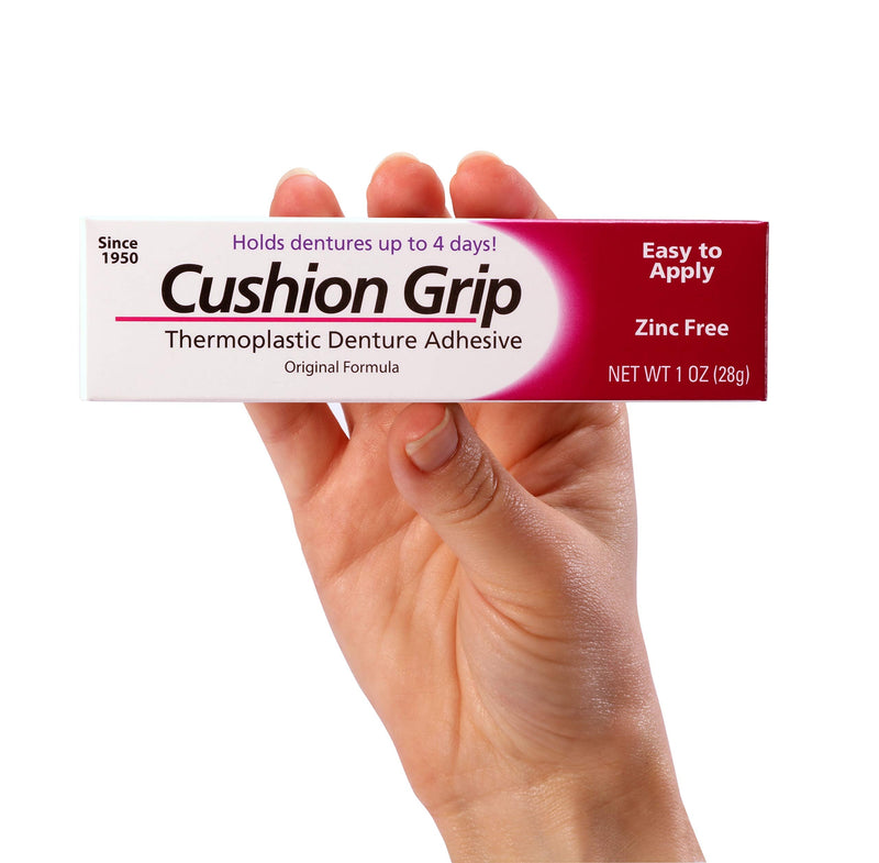 [Australia] - Cushion Grip - A Soft Pliable Thermoplastic Denture Adhesive for Refitting and Tightening 1 Oz (28 Grams) … 