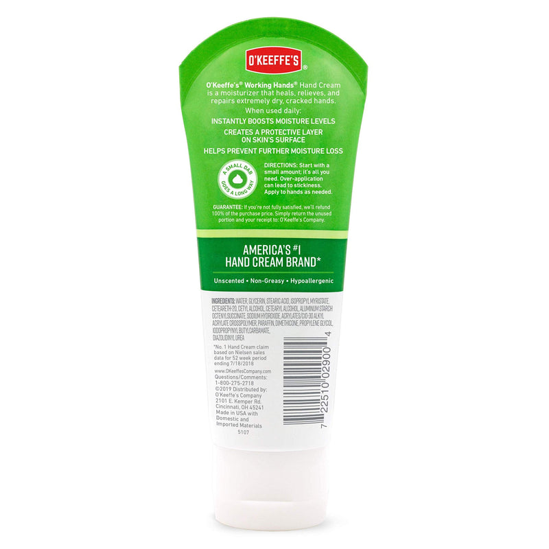 [Australia] - O'Keeffe's Working Hands Hand Cream, 3 Ounce Tube, (Pack of 2) 2 Pack 