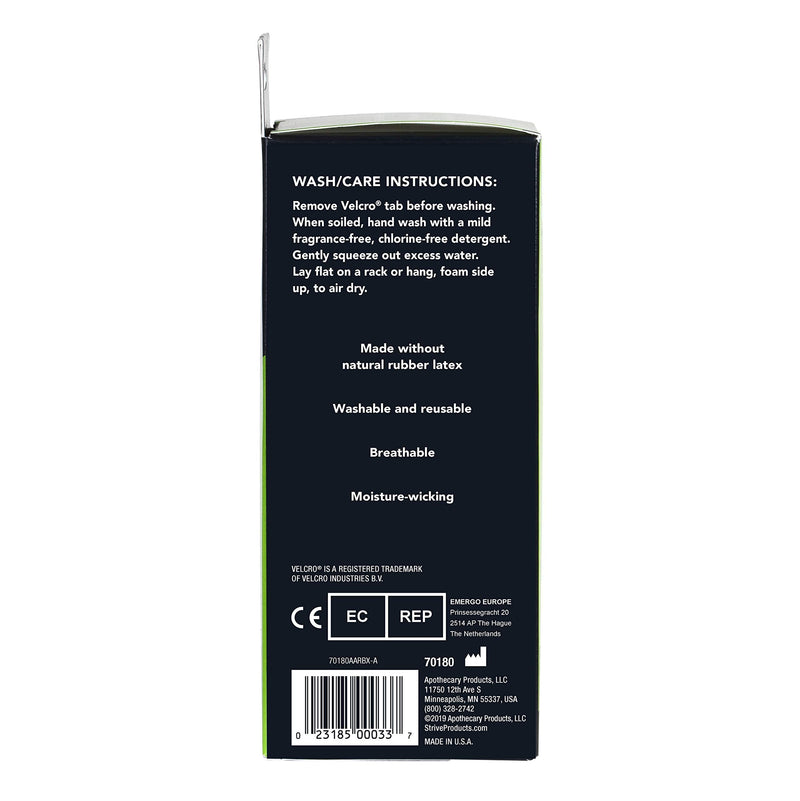 [Australia] - STRIVE Compression Therapy Wrap 6" X 60", Black, Made In The USA 6" x 60" Wrap 
