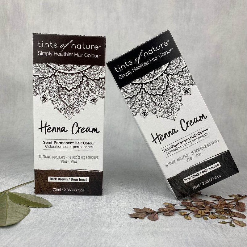 [Australia] - Tints of Nature Henna Cream Hair Colour, Natural and Organic, Semi-Permanent, 1 x 70ml - True Black 70 ml (Pack of 1) 