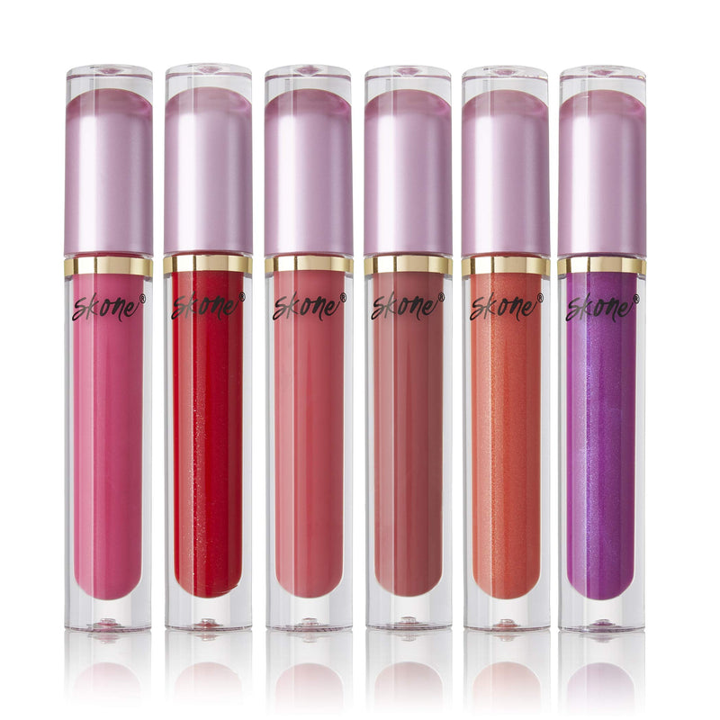 [Australia] - Skone Cosmestics | Luxe Lip Gloss | Vegan Formula | Infused with Vitamin E | Long Lasting Lightweight Liquid Lip Balm | Color Amala 