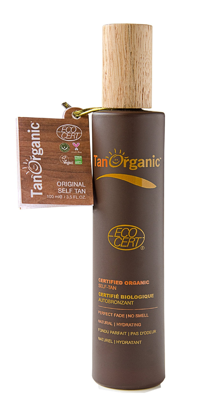 [Australia] - TanOrganic Self Tanning Lotion Fake Tan Certified Organic Natural Vegan 100ml 