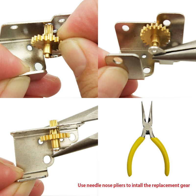 [Australia] - Wingostore 30 Notes Hand Crank Music Box Movement with Copper Gear DIY Make Your Music Tool Kit (Replacement of Copper Gear) Replacement of Copper Gear 