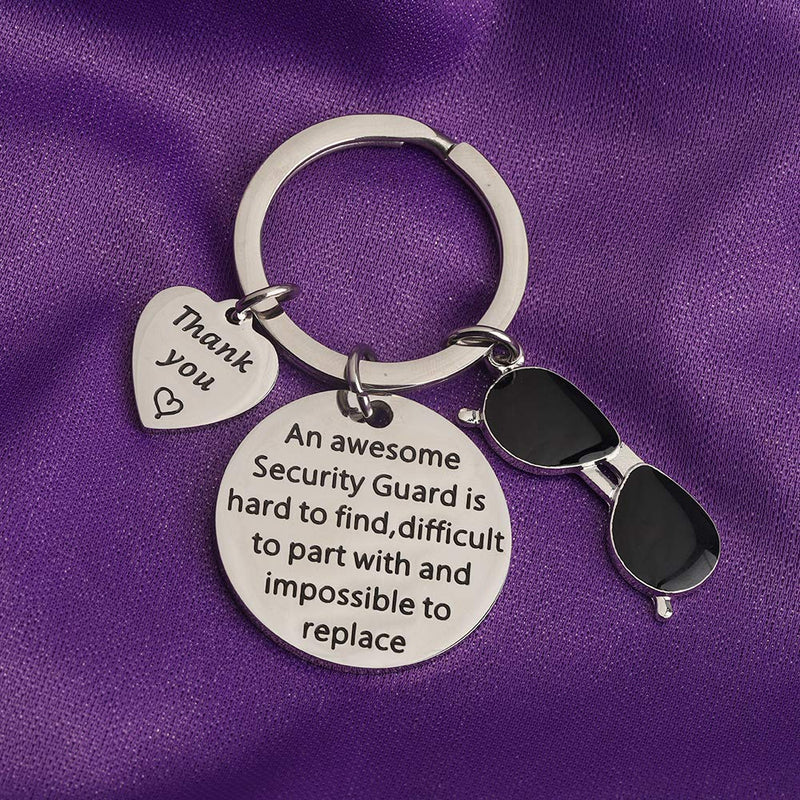 [Australia] - AKTAP Security Guard Gift an Awesome Security Guard is Hard to Find Difficult to Part with School Safety Officer Key Chain Appreciation Thank You Gift Security Guard Keychain 