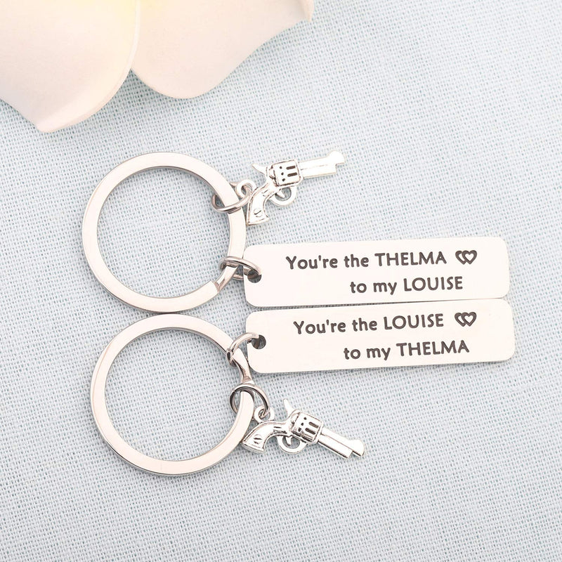[Australia] - bobauna You're The Louise/Thelma to My Thelma/Louise Puzzle Piece Keychain Set louise my thelma keychain 
