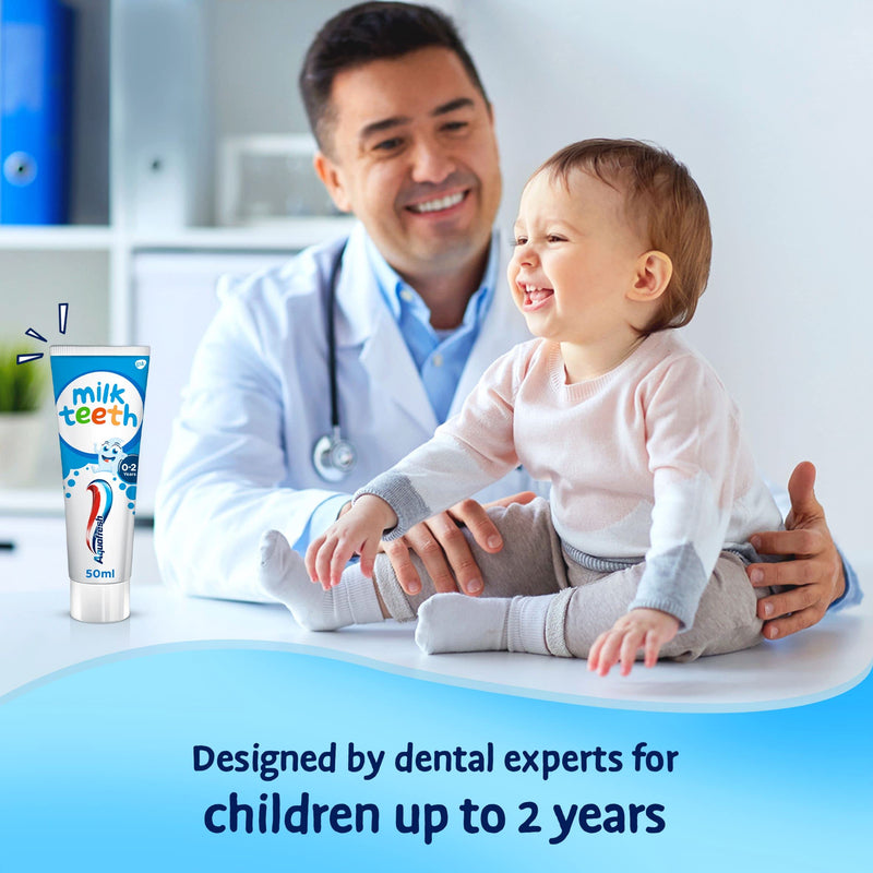 [Australia] - Aquafresh Baby Toothpaste, Milk Teeth, 0-2 Years, 50ml 