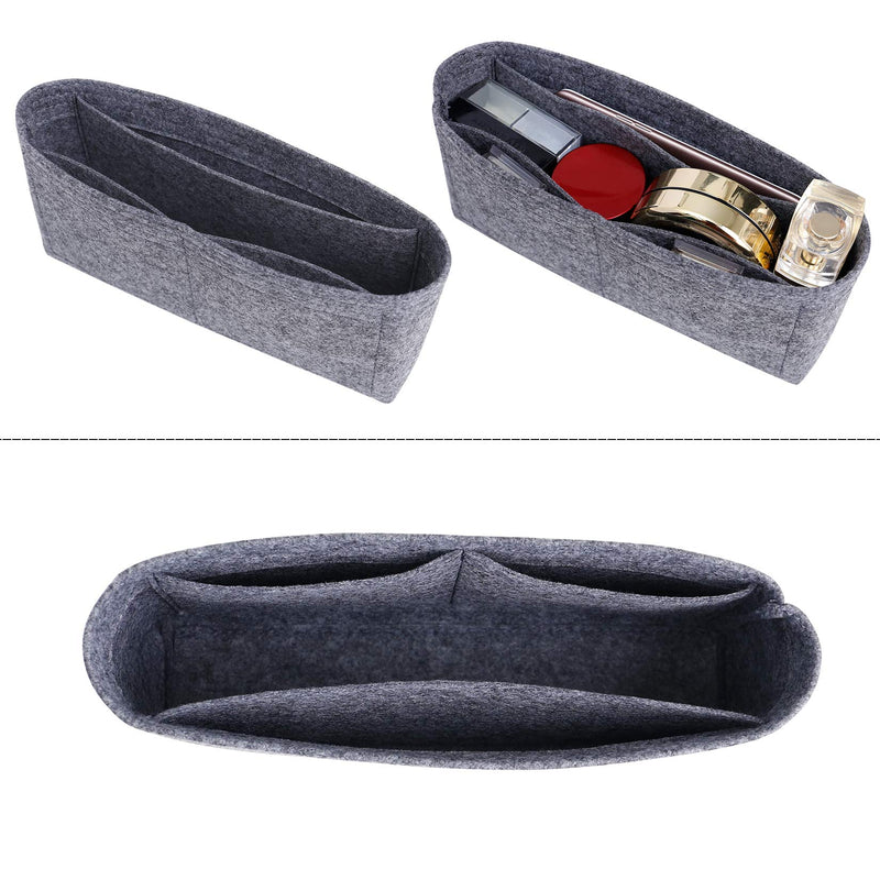 [Australia] - OAikor Purse Organizer Insert Felt Bag Handbag Tote Shaper Insert for GG Marmont Matelasse Shoulder Bag (Small, Gray) Small 