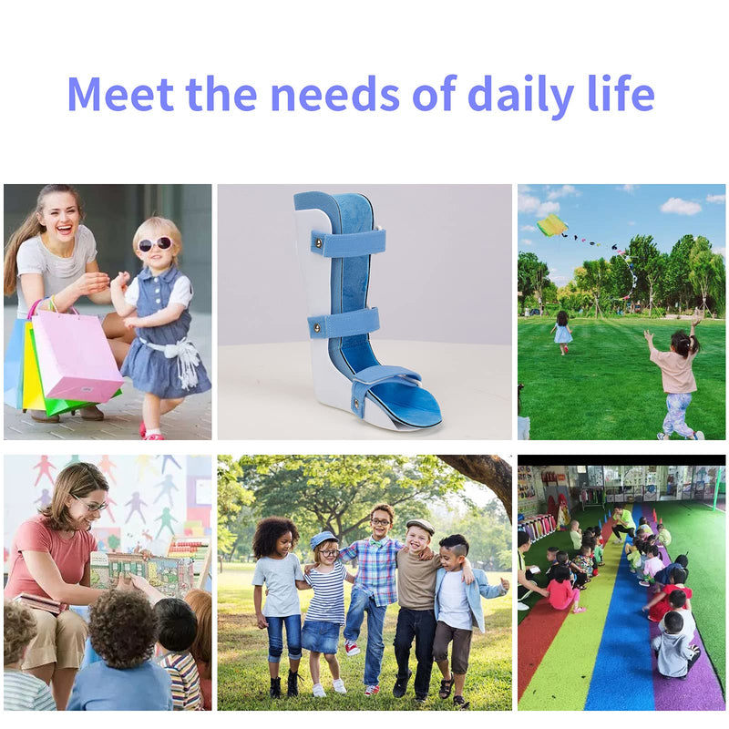 [Australia] - Kids AFO Drop Foot Brace for Child Toddler Ankle Foot Orthosis Pediatric Afo Night Splint Walking with Shoes or Sleeping Othopedic Drop Foot Support for Children (Medium-Left) Medium-Left 