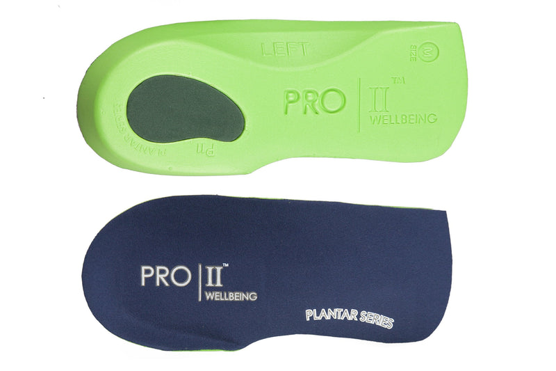 [Australia] - Pro11 3/4 Length Slim Fit Orthotic Heel Cup Insoles Plantar Fasciitis Metatarsalga Treatment (11-13 X Large) 