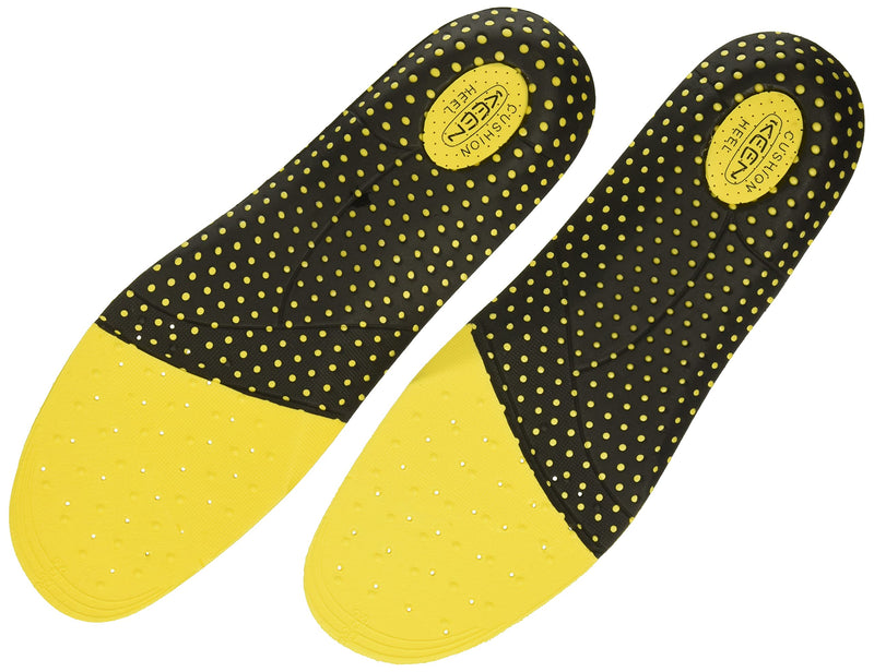 [Australia] - KEEN Utility Mens K-10 Insole Replacement with Heel Pad for Neutral Arch Support in Work Boots Yellow M 