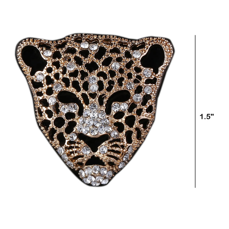 [Australia] - Leopard Brooch Pin Jewelry for Men Suits Valentines Day Gifts for Boyfriend Fathers Day Gifts from Daughter Papa Gifts 