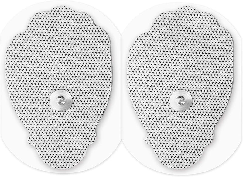 [Australia] - Easy@Home Tens Machine Pads 16 2"x3" Reusable Adhesive Electrode TENS Pads Replacement for TENS Electronic Pulse Massager in Hand Shape 