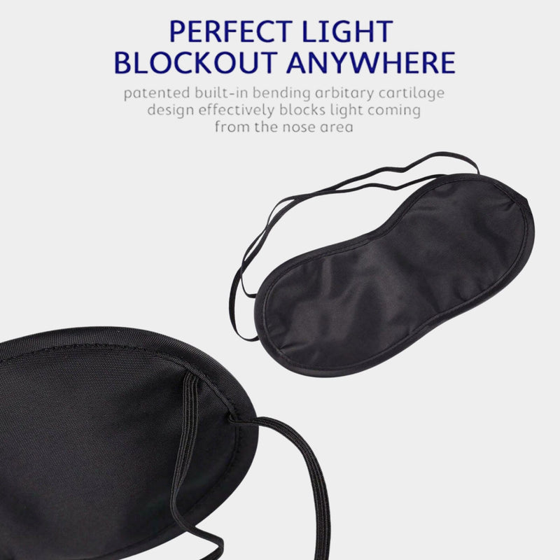 [Australia] - LOYAL 21G (2 Pack) Sleep Masks for Women and Sleep Masks for Man, Super Smooth Eye Mask with Strap 100% Suitable for Lunch Break/Travel/on The Plane/Hotel 