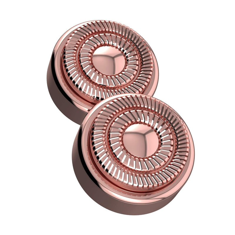 [Australia] - Finishing Touch Flawless® Next Generation Facial Hair Remover – Rechargeable, 2 x Replacement Heads Included, Blush Blush (Rechargeable) 