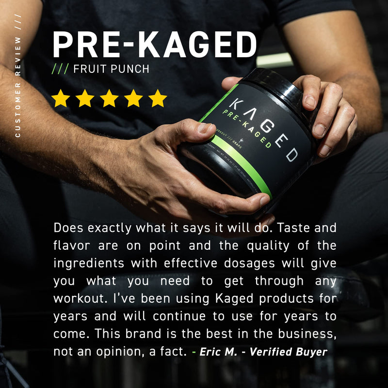 [Australia] - Pre Workout Powder; KAGED MUSCLE Preworkout for Men & Pre Workout Women, Delivers Intense Workout Energy, Focus & Pumps; Supplements, Berry Blast, Natural Flavors 